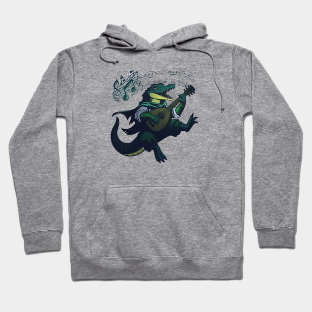 Lizardfolk Bard Hoodie by stoicroy